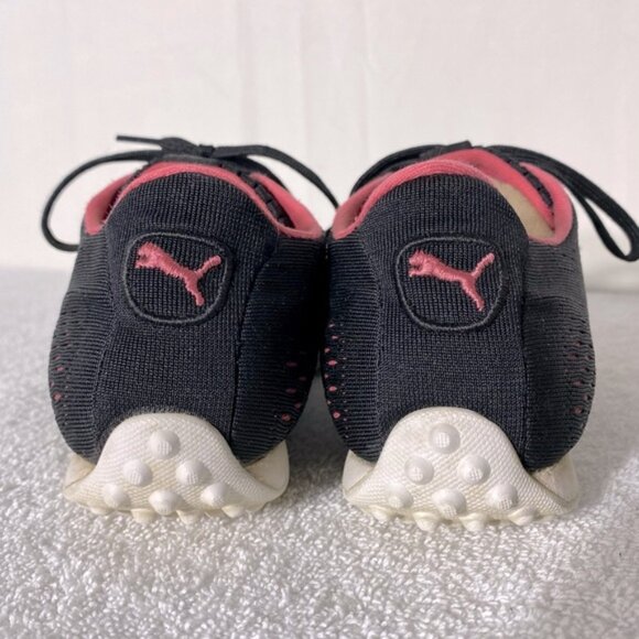 Puma Monolite Cat Black Pink Lace Up Golf Shoes 8 - Picture 4 of 11